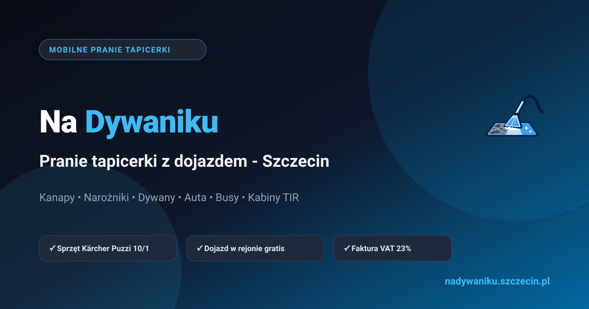 Na Dywaniku Szczecin, case study pranie tapicerki